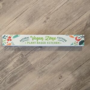 Plant-Based Kitchen/Vegan Zone Wooden Sign
